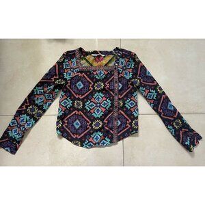 Rachel by Rachel Roy Women’s Multicolor Blouse Top Size XS
